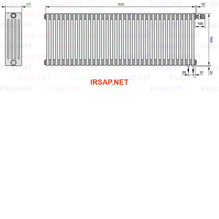 Радиатор IRSAP Tesi 51000/34 T25 CL 01
